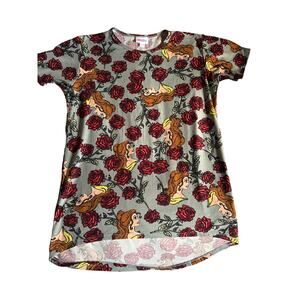 DISNEY BELLE SHIRT LULAROE GRACIE SIZE 14. Rare